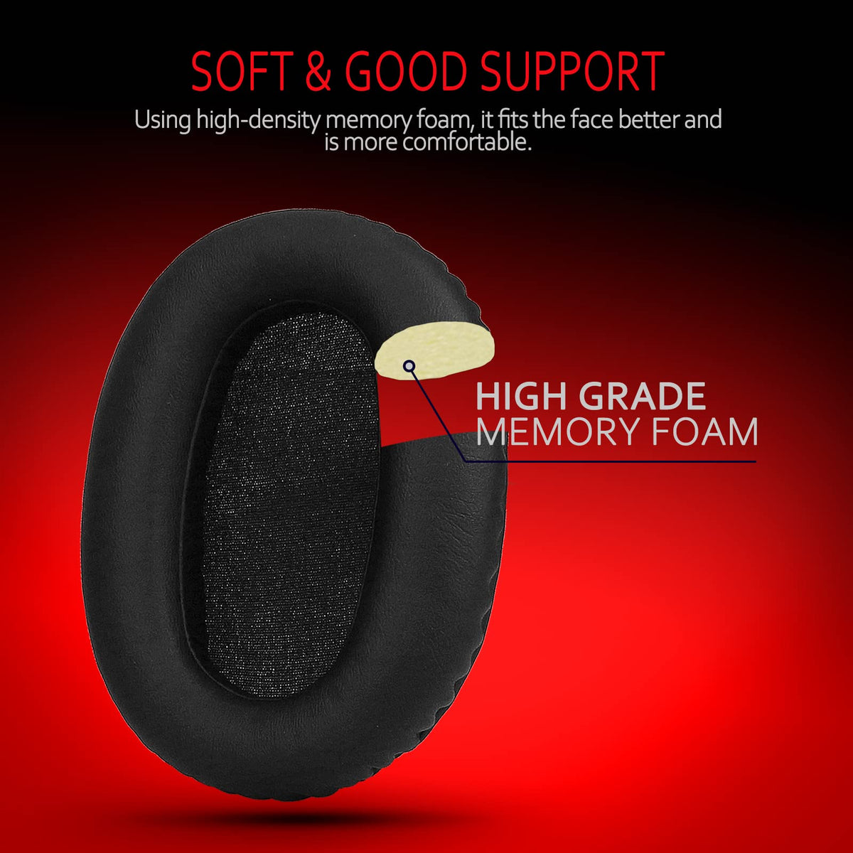 Krone Kalpasmos hands installing ear pad on Sony headphone for easy replacement