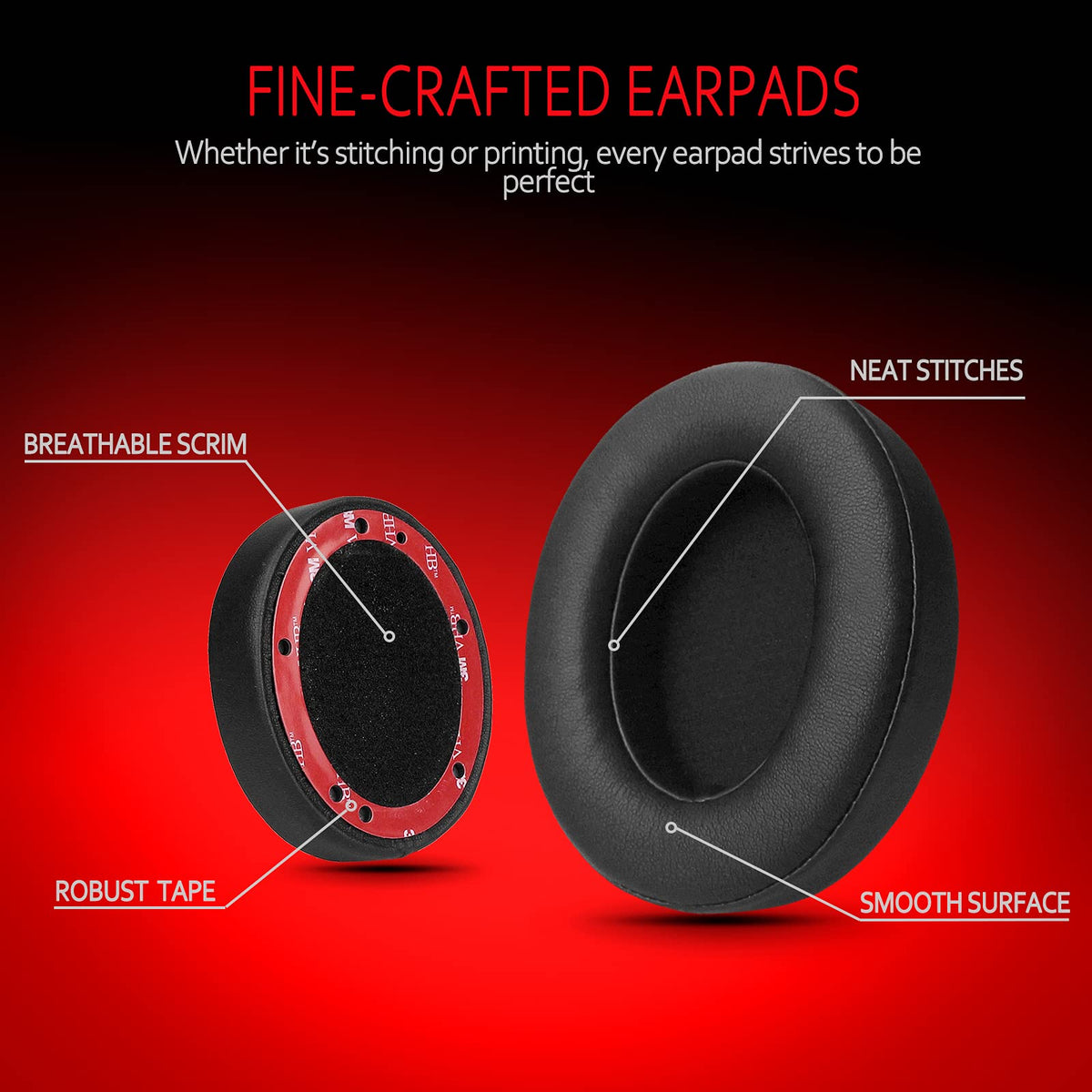 Krone Kalpasmos installed on Beats Studio headphones restoring fit and sealed isolation
