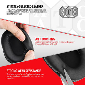 Krone Kalpasmos leather detail close-up highlights anti-scratch durable finish