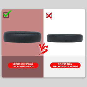 Krone Kalpasmos cutaway of slow-rebound memory foam showing 20mm thickness for cushion