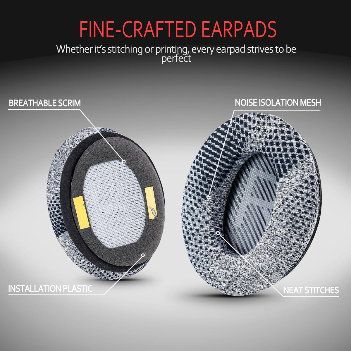 Krone Kalpasmos memory foam cushions enhance comfort and noise isolation.
