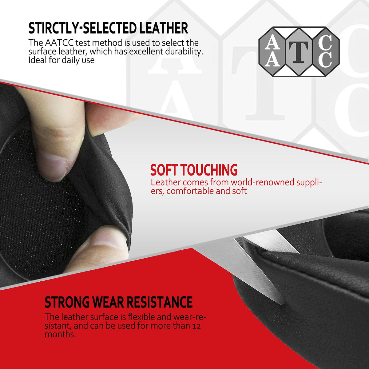 Krone Kalpasmos reinforced stitching and adhesive for durable long-lasting attachment