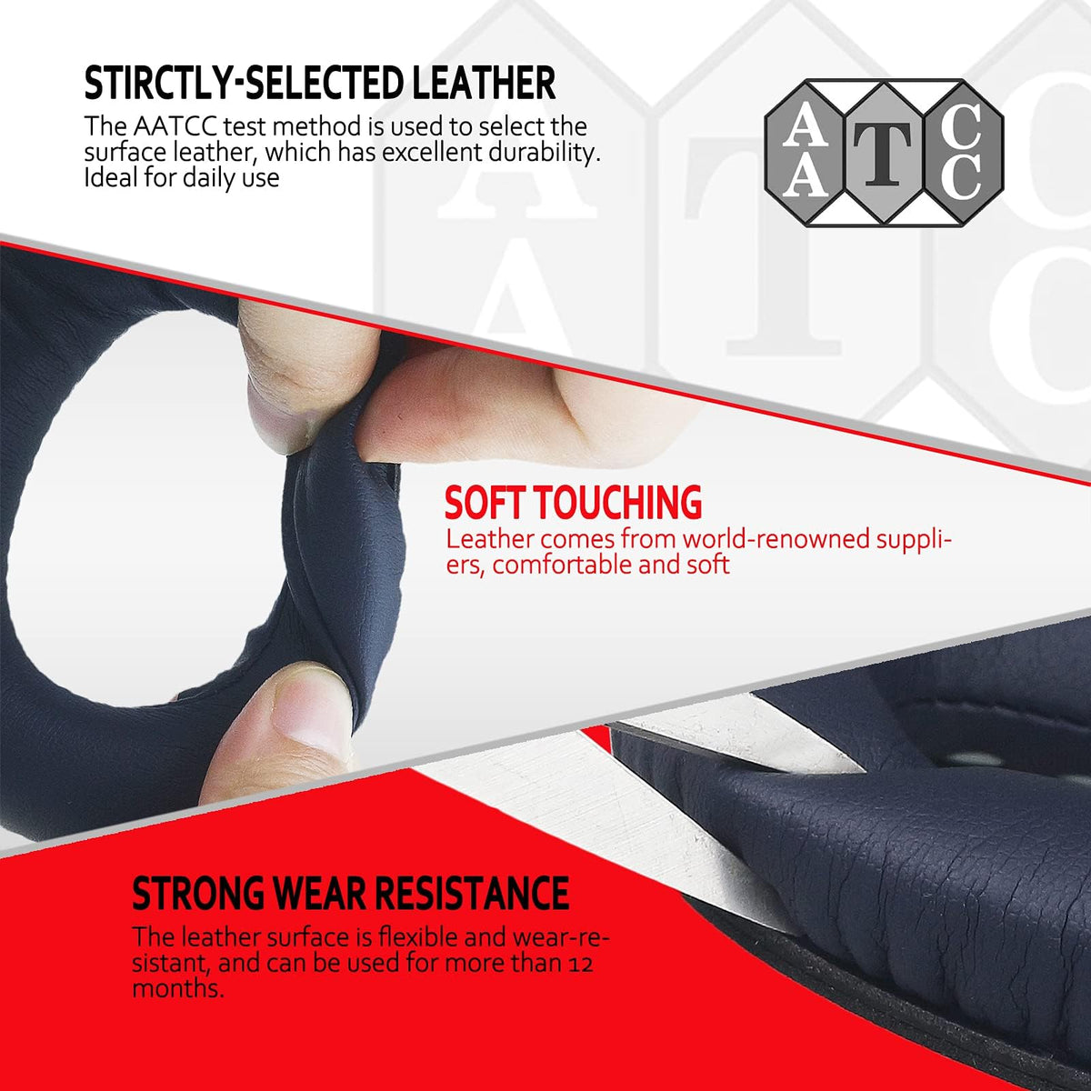 Krone Kalpasmos soft protein leather close-up for comfortable listening sessions