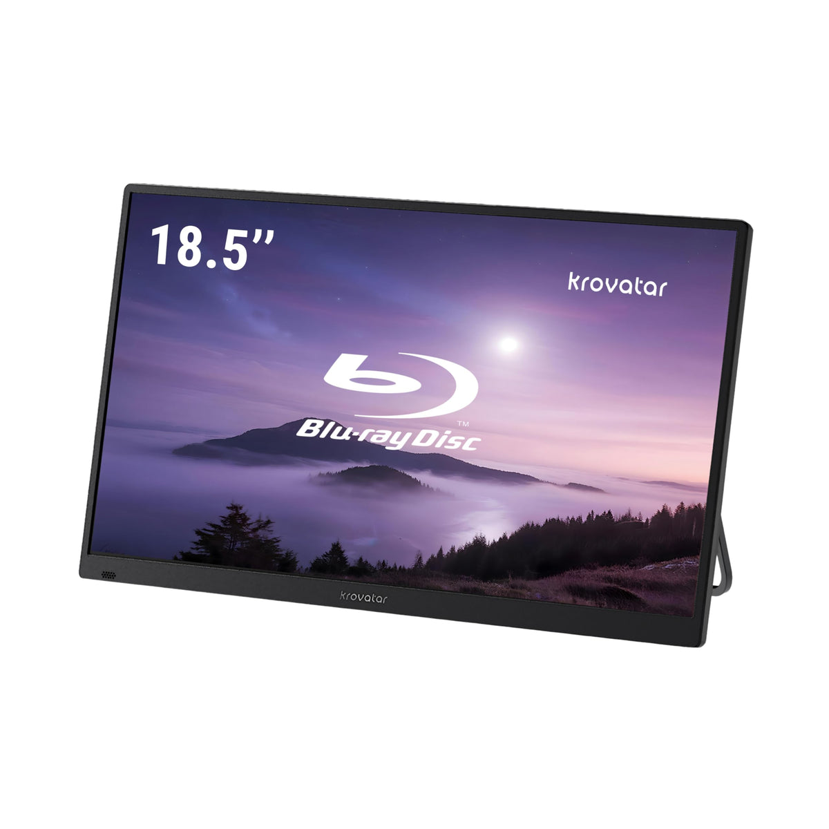 Krovatar 18.5-inch FHD screen for immersive viewing