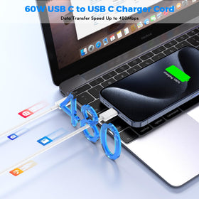 Kruidvat 10ft cable full length showing flexible reach that lets you charge away from outlets