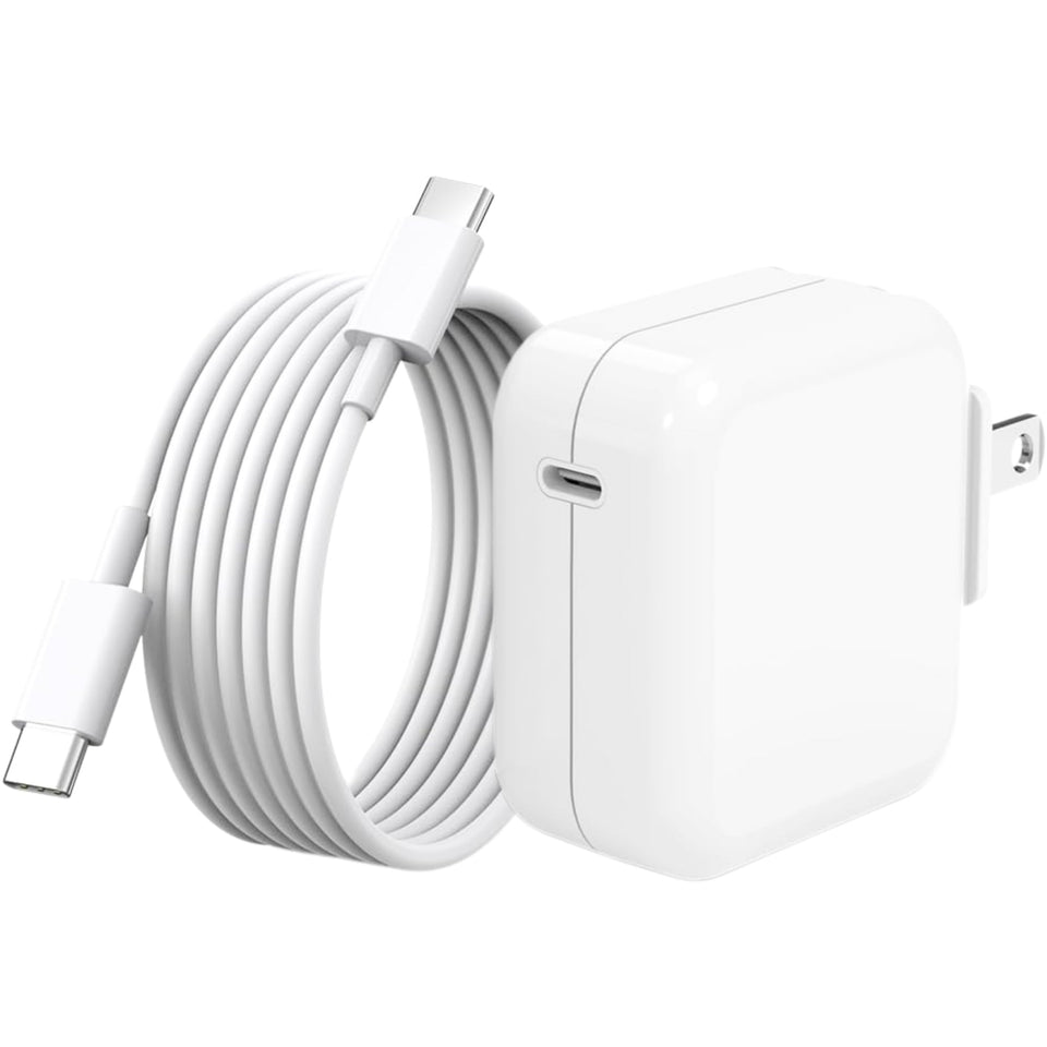 Kruidvat front view of adapter and cable showing compact design and portability