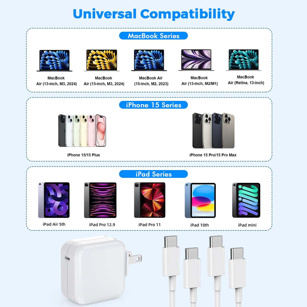 Kruidvat multiple devices charging showing two adapters powering laptop and phone simultaneously