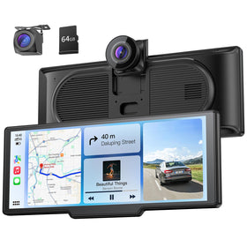 Krunia 9-26-inch CarPlay screen front camera 4K enhances road view