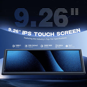 Krunia crystal-clear 1600x600 display for sharp navigation and media visuals