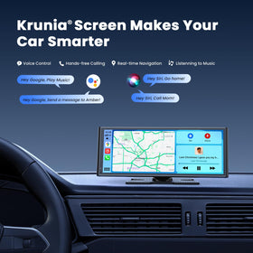 Krunia IPS touchscreen demonstrates bright visuals for day and night use