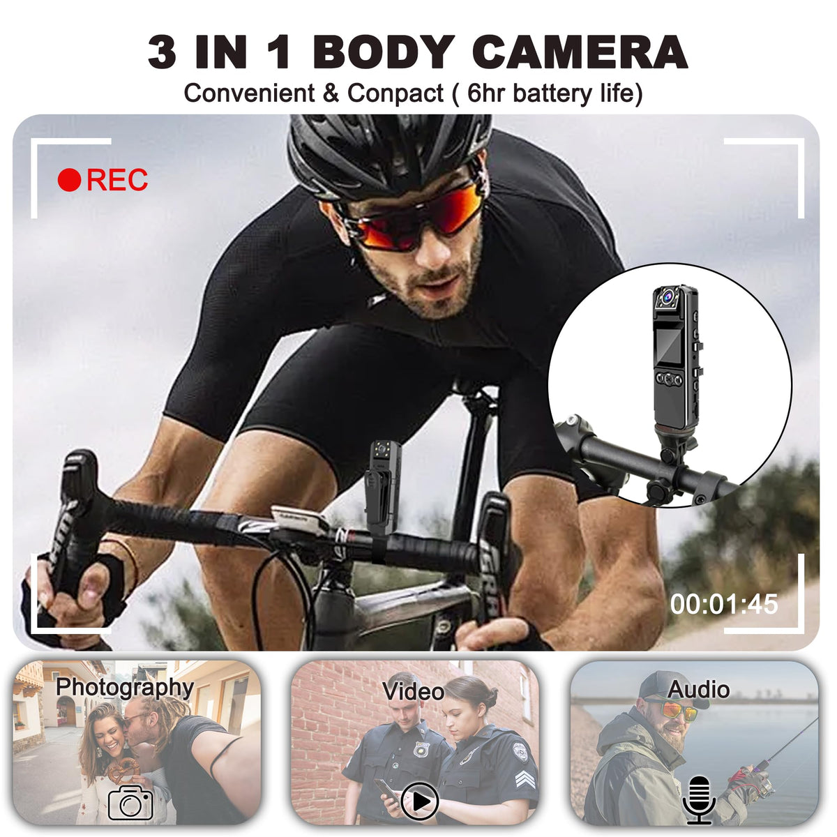 KSADBOSSBO night vision with IR LEDs for clear low-light footage.