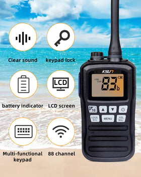 KSUN TFSI held in hand for scale, demonstrates compact portable size