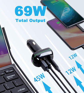 KSW KINGDO 60W USB-C PD port enables fast charging