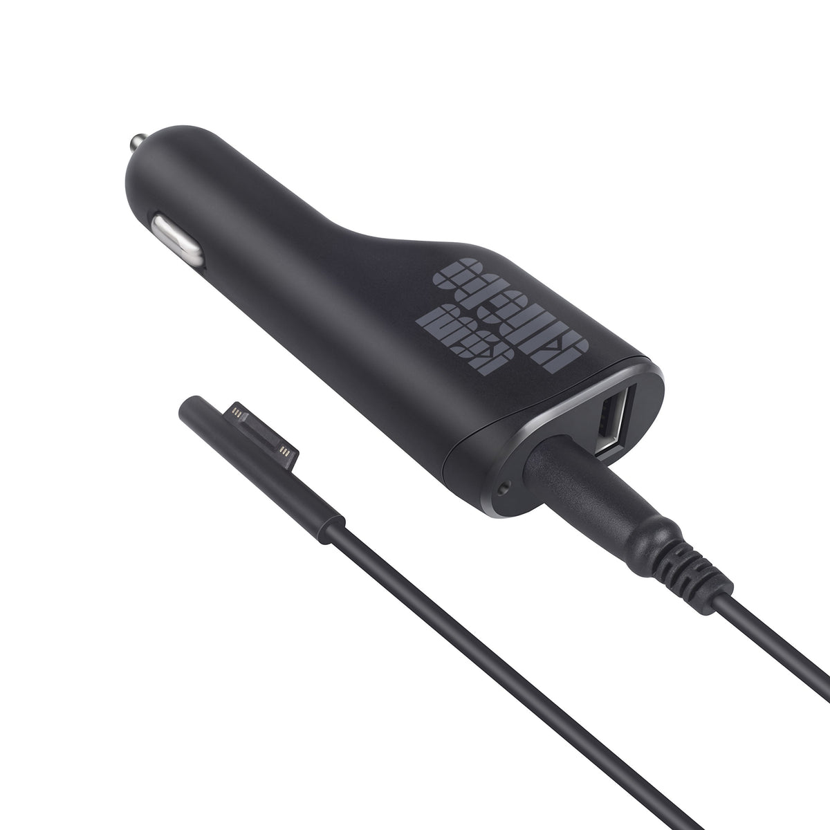 KSW KINGDO Surface Pro car charger front view for quick on-the-go charging.