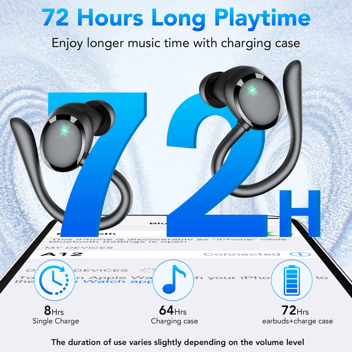 KT1 earbud close-up showing graphene driver detail for richer sound