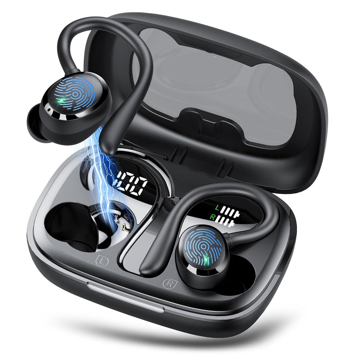 KT1 front packaging showing earbuds and benefits