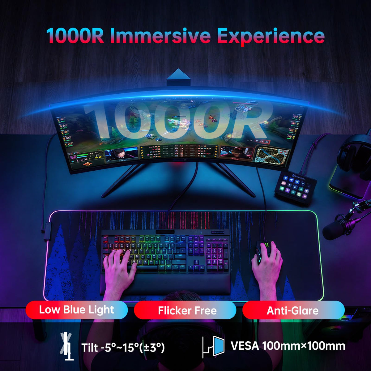 KTC 178-degree wide viewing angle helps colors stay accurate from any seat.