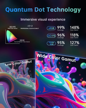 KTC 180Hz refresh and 1ms response for responsive gaming moments.