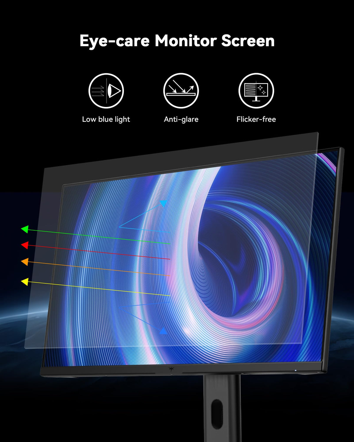 KTC 24.5-inch monitor 1ms MPRT and 240Hz deliver smooth fast-action gameplay.