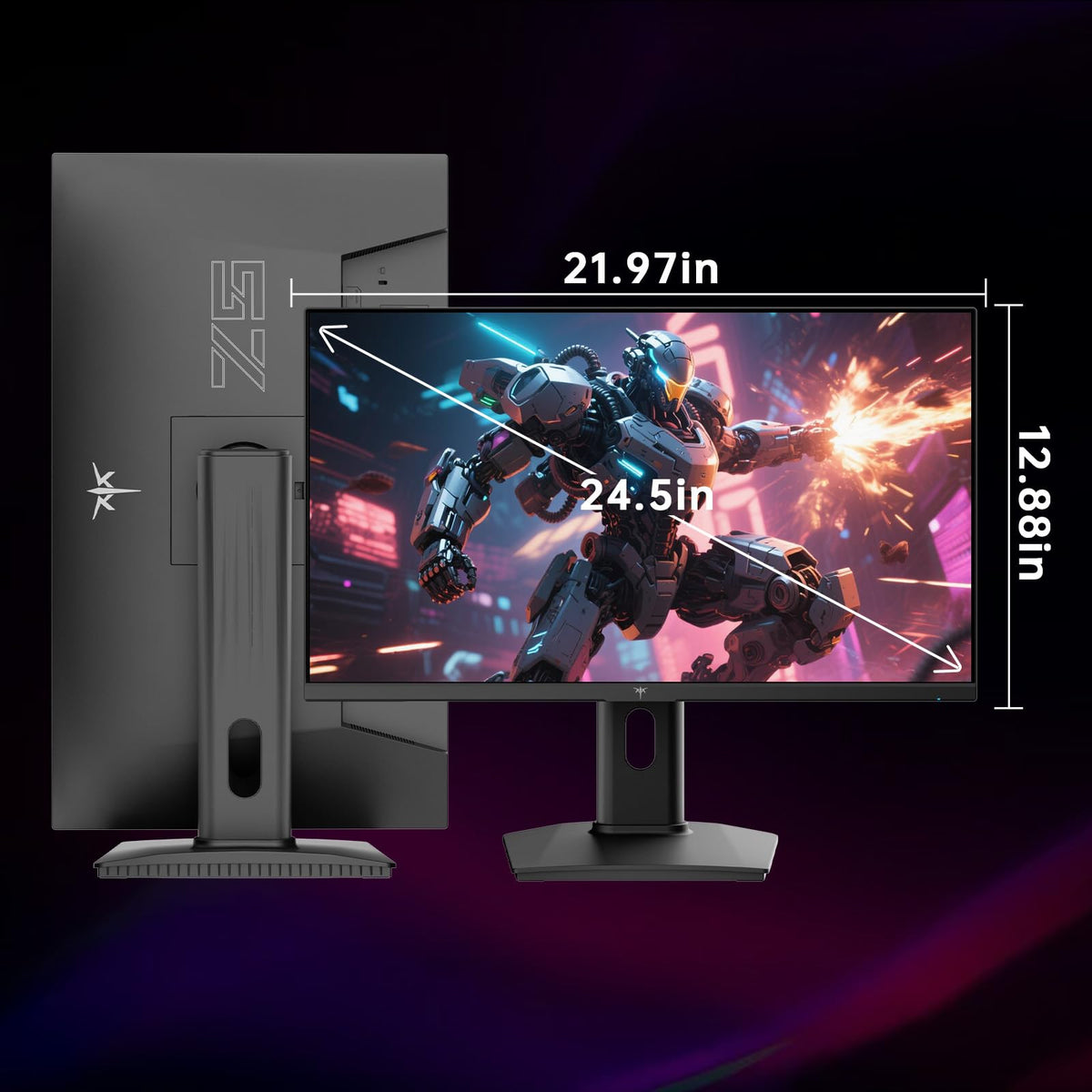 KTC 24.5-inch monitor 240Hz capability through HDMI for smooth gaming