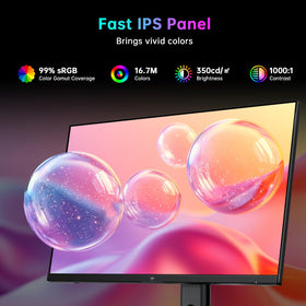 KTC 24.5-inch monitor HDR-capable display with strong contrast