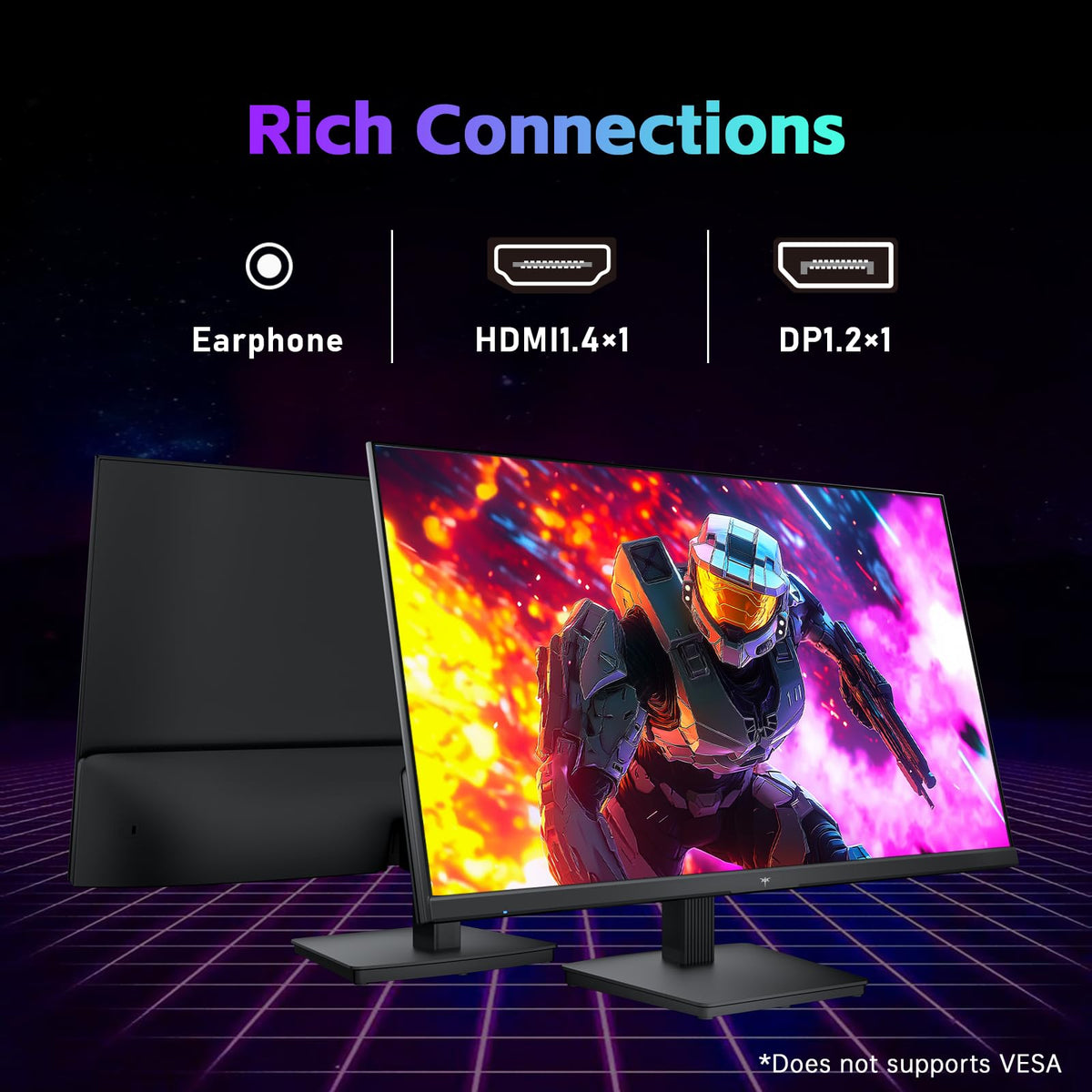 KTC 24-inch monitor includes DP and HDMI ports for flexible connections