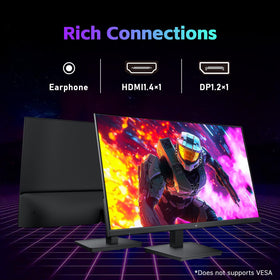 KTC 24-inch monitor includes DP and HDMI ports for flexible connections