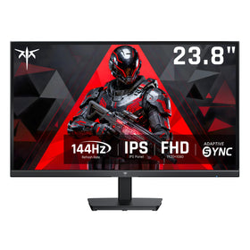 KTC 24-inch monitor front view with crisp Full HD display for work and play