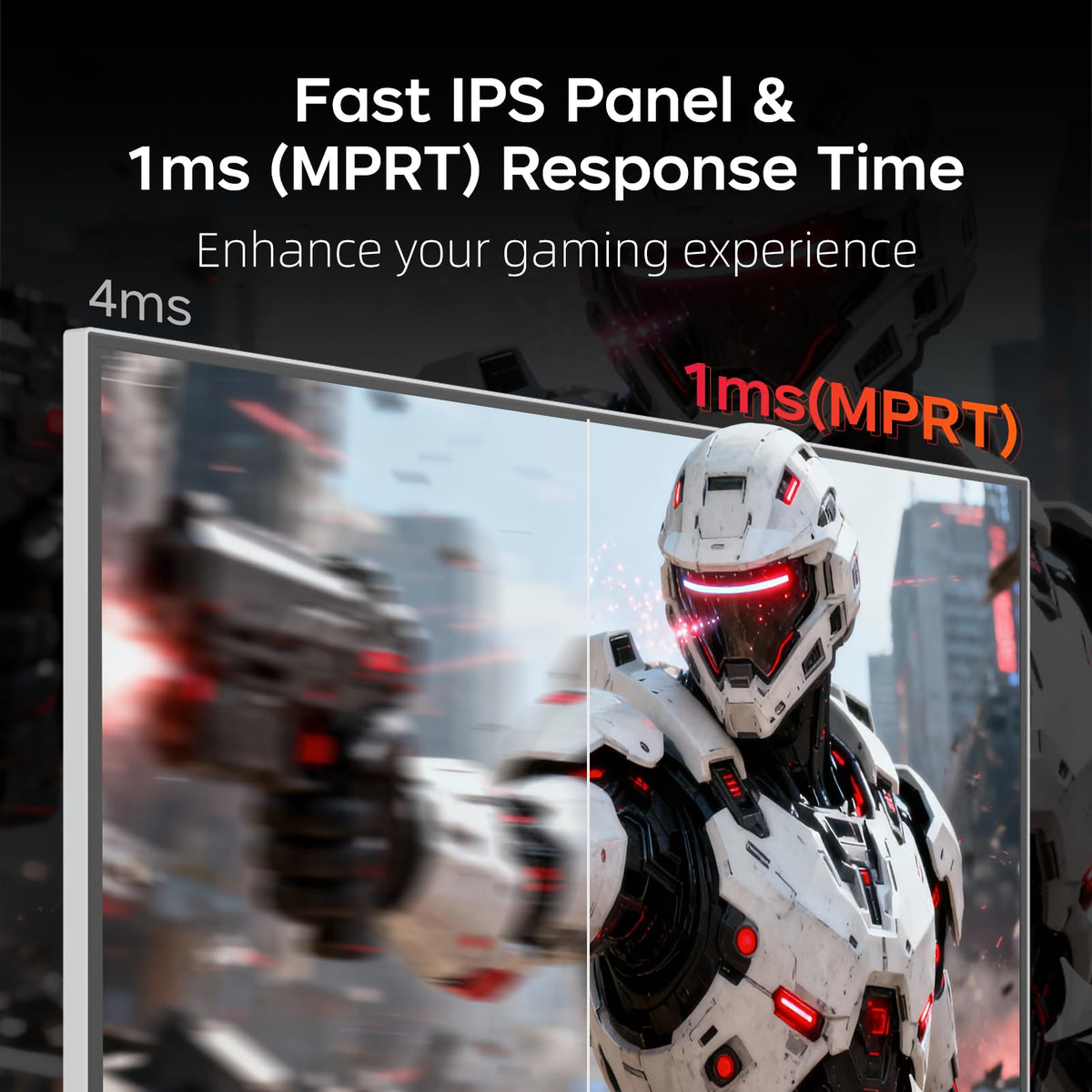 KTC 24-inch monitor back ports emphasizes HDMI/DP/USB connections.