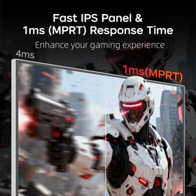 KTC 24-inch monitor back ports emphasizes HDMI/DP/USB connections.