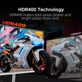 KTC HDR400 with 116% sRGB demonstrates vivid color accuracy for games.