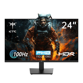 KTC 24-inch frameless monitor with slim bezels for immersive work and play.