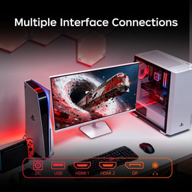 KTC monitor with HDMI/DP/USB and 240Hz across devices for versatile setups.