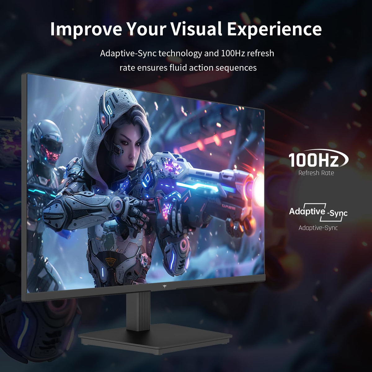 KTC 24-inch IPS panel with wide color coverage for editing and design