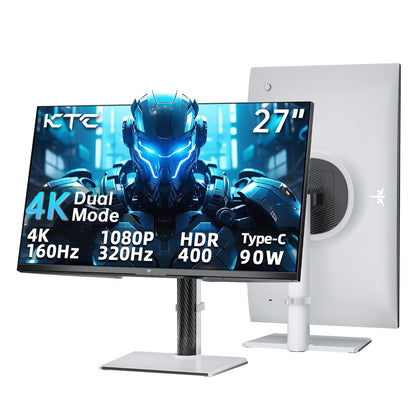 KTC 27-inch monitor displaying 4K dual mode for immersive gameplay