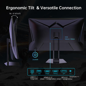 KTC 27-inch monitor 180Hz GTG 1ms for smooth gameplay.