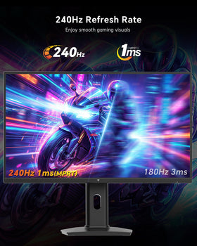 KTC monitor in action for rapid gameplay scenes