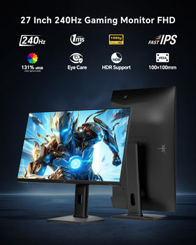 KTC 27 inch IPS panel displays vivid colors and fast response