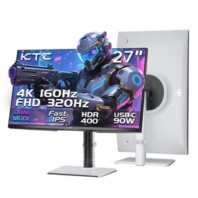 KTC 27-inch 4K gaming monitor front view showing sleek design for immersive play