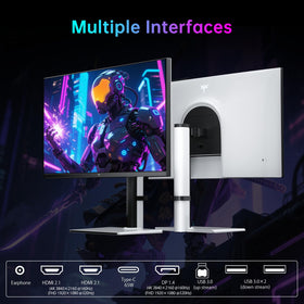 KTC 27-inch 4K mini-LED gaming monitor color performance with wide gamut.