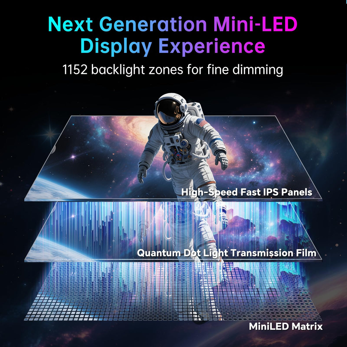 KTC 27-inch 4K mini-LED gaming monitor ports and connectivity for versatile setups.