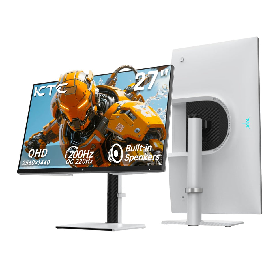 KTC 27-inch gaming monitor with 200Hz refresh for smooth gameplay