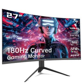 KTC 27-inch curved gaming monitor for immersive gameplay.