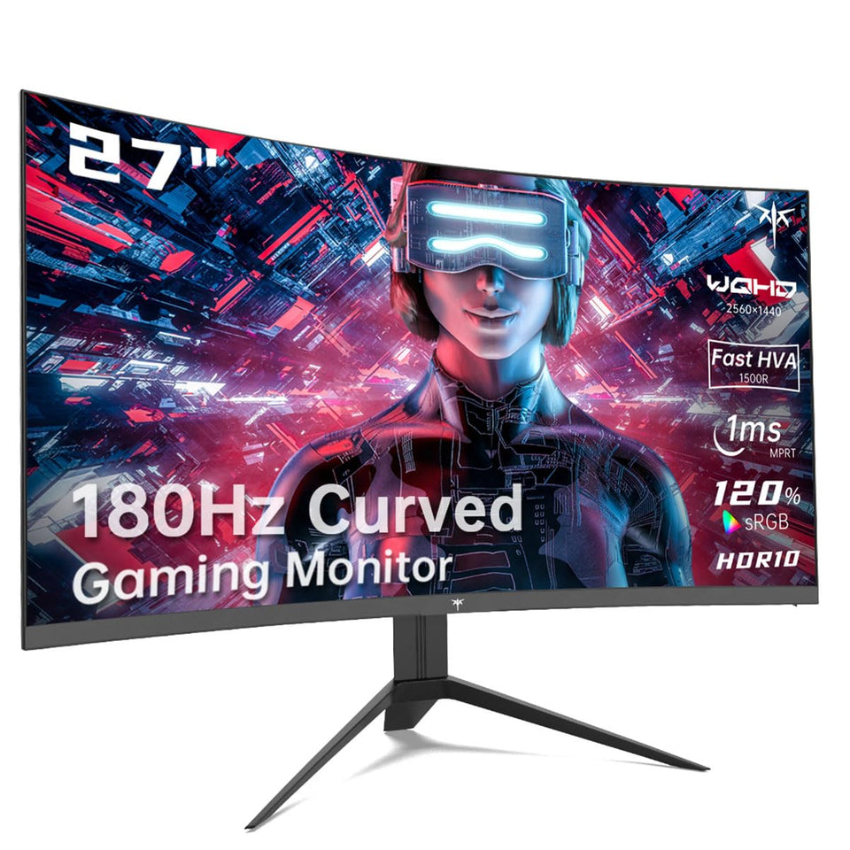 KTC 27-inch curved gaming monitor for immersive gameplay.