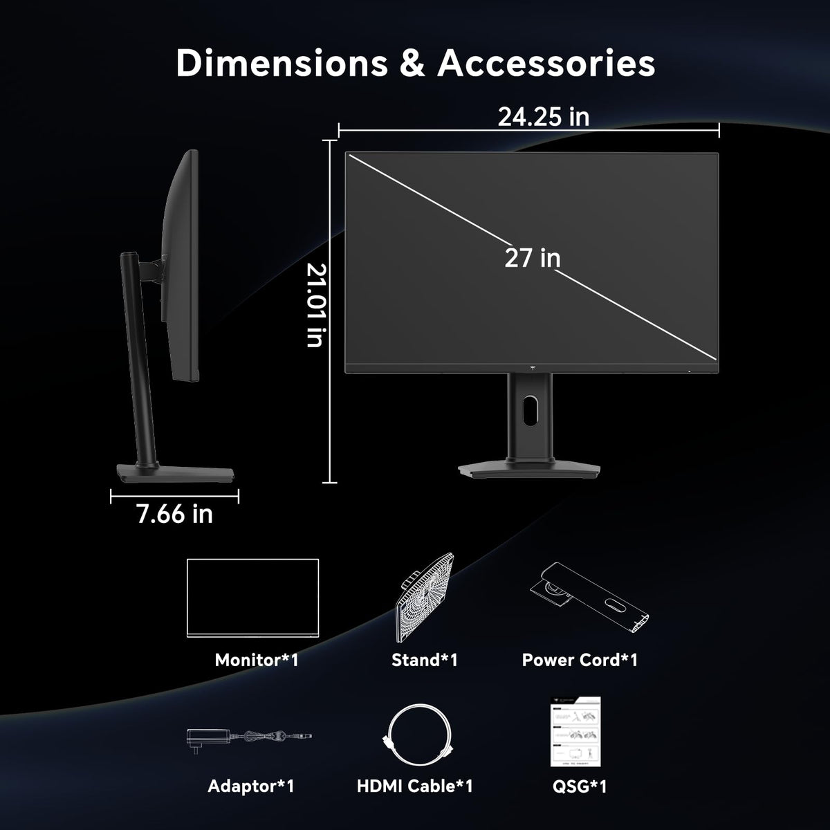 KTC 27-inch gaming monitor on desk setup perfect for competitive gaming videos