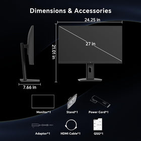 KTC 27-inch gaming monitor on desk setup perfect for competitive gaming videos