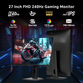 KTC 27-inch gaming monitor reduced eye strain with adaptive sync and flicker-free tech