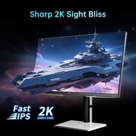 KTC 27-inch mini LED monitor fast IPS panel delivering sharp motion details