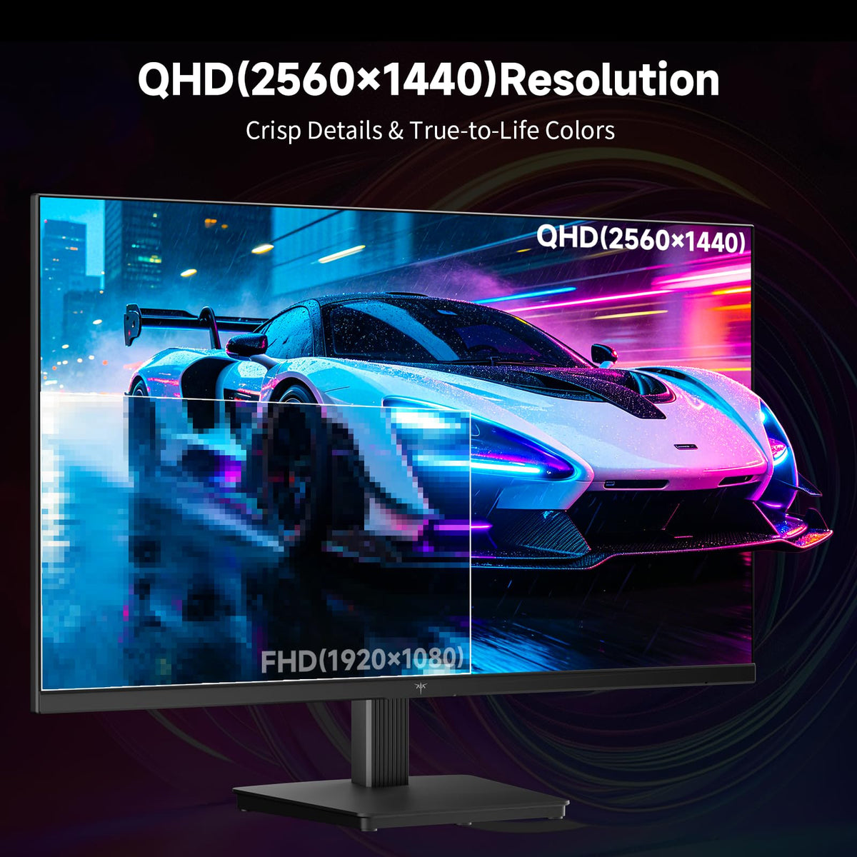 KTC 27-inch monitor 144Hz-motion enables smooth gaming and fast scrolling
