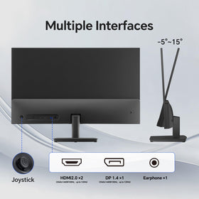 KTC monitor with joystick OSD control for easy navigation.